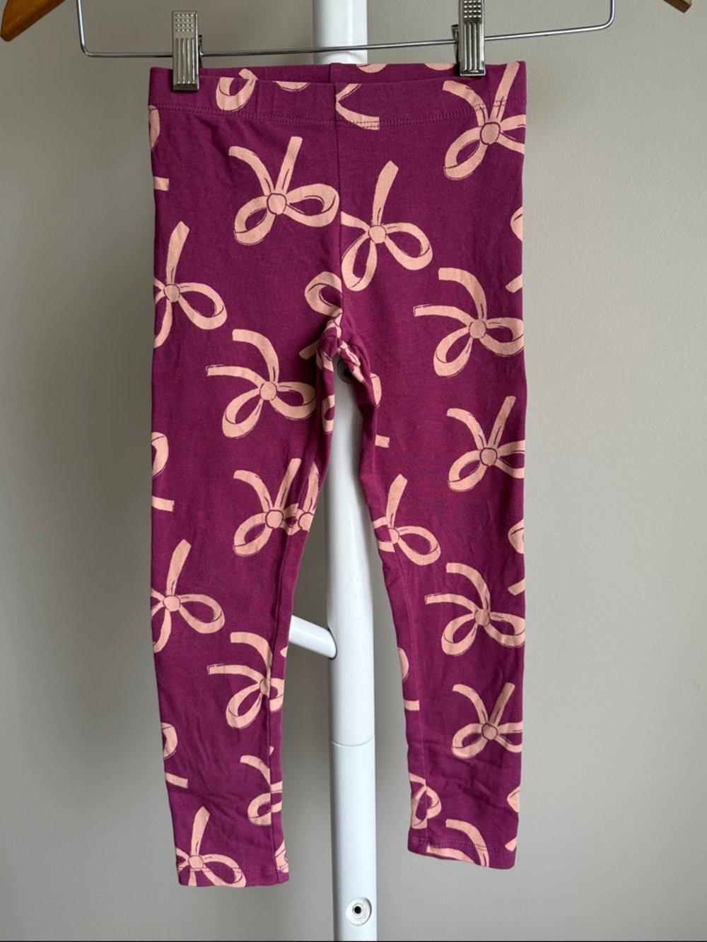 H&M Bow Print Leggings 5T